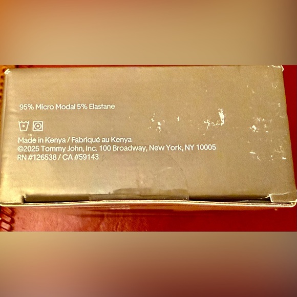 Tommy John Black Boxer Briefs for Men - L - Picture 3 of 3